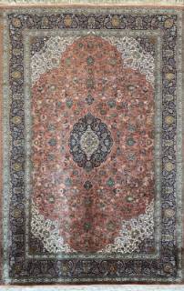 Шелковый Индийский ковер ручной работы Kashmir (Кашмир) 2.78x1.8