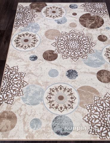 ковер Merinos Valencia Deluxe d309 CREAM-BROWN — фото 3