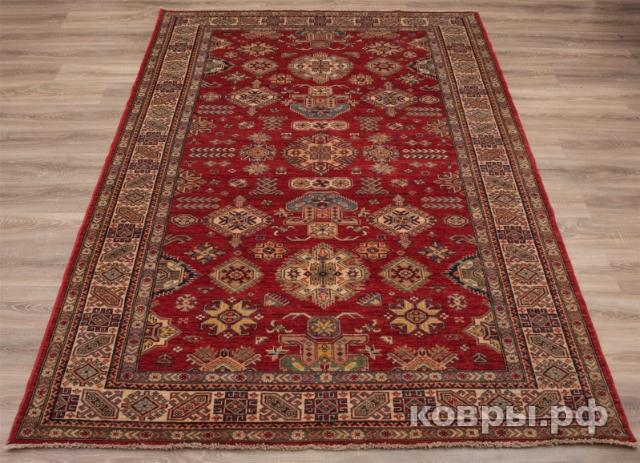 ковер ручной работы Пакистанский ковер ручной работы Казах 1.86x2.74 — фото 5