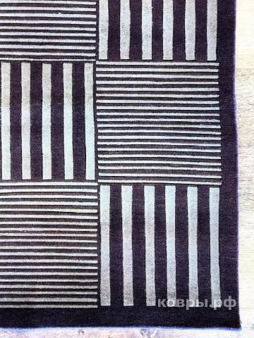 ковер ручной работы Китайский ковер ручной работы из шелка и шерсти 2.44x1.68 — фото 4