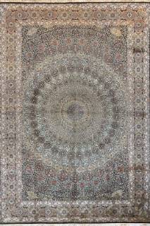 Шелковый Индийский ковер ручной работы Kashmir (Кашмир) 2.15x3.05