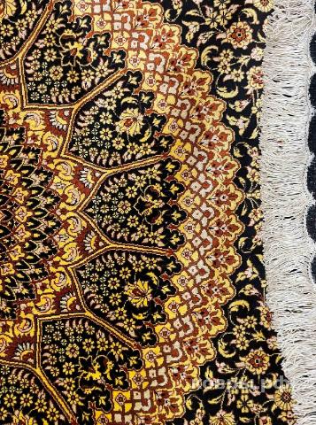 ковер ручной работы Шелковый Иранский ковер ручной работы Qum (Кум) 2.5x2.5 — фото 2