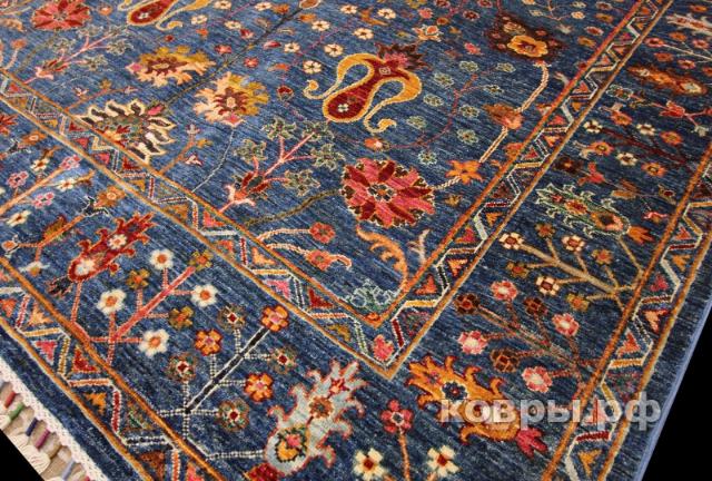 ковер ручной работы Шелковый Афганский ковер ручной работы Waziri (Вазири) 2.5x1.82 — фото 6