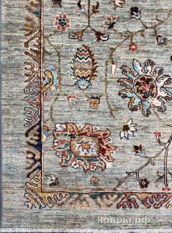 ковер ручной работы Шелковый Афганский ковер ручной работы Сhoubi (Чуби) 2.14x1.6 — фото 3