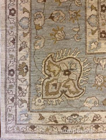 ковер ручной работы Афганский ковер ручной работы из шелка и шерсти Сhoubi Ziegler (Чуби зиглер) 5.92x4.13 — фото 3