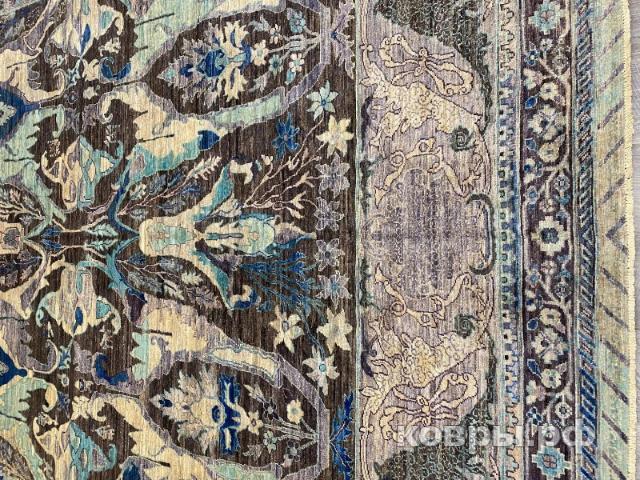 ковер ручной работы Шелковый Афганский ковер ручной работы Bidjar (Биджар) 3.57x2.73 — фото 4