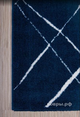 ковер Devos Caby Ambiance 81253 Navy-White — фото 4