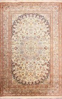 Шелковый Индийский ковер ручной работы Kashmir (Кашмир) 2.57x1.69