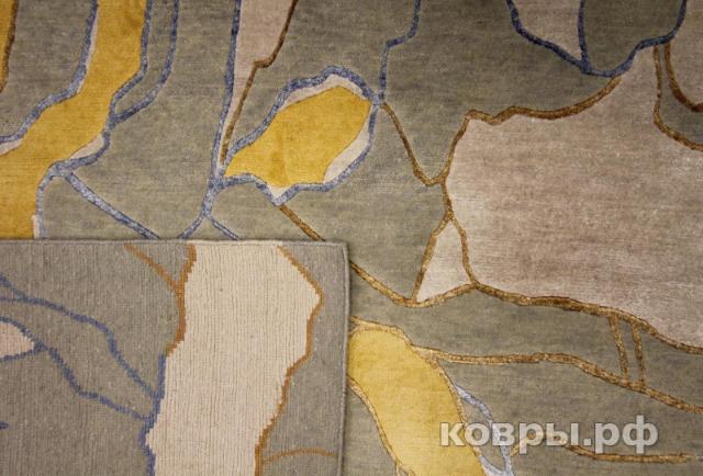 ковер ручной работы Индийский ковер ручной работы из шелка и шерсти 2.98x2.01 — фото 3
