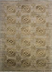 Шелковый Афганский ковер ручной работы Kerki (Керки) 2.3x1.49