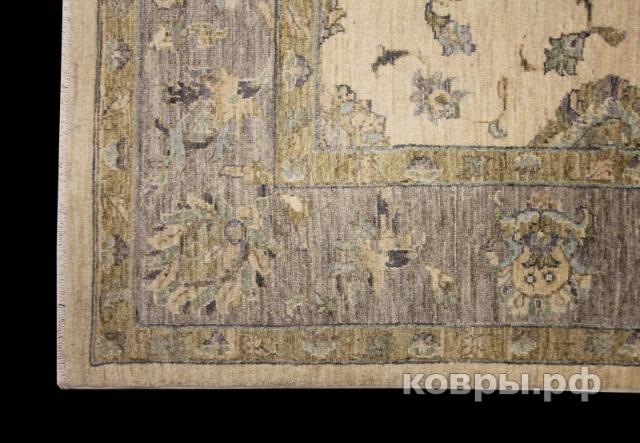 ковер ручной работы Шелковый Афганский ковер ручной работы Сhoubi (Чуби зиглер)2.86x2.05 — фото 2