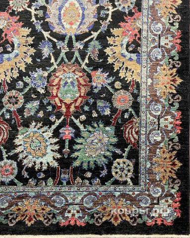 ковер ручной работы Шелковый Афганский ковер ручной работы Сhoubi (Чуби файн) 2.73x1.85 — фото 2