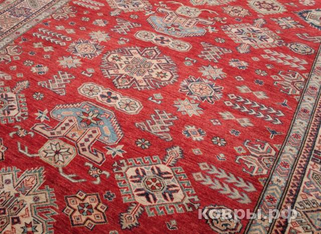 ковер ручной работы Пакистанский ковер ручной работы Казах 1.86x2.74 — фото 6