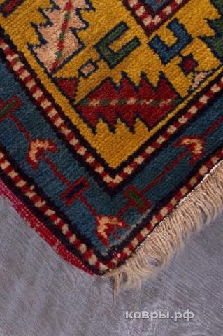 ковер ручной работы Дагестанский ковер ручной работы Антикварный 1.19x1.69м — фото 4