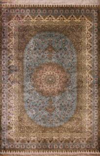 Шелковый Китайский ковер ручной работы 1.25x1.85