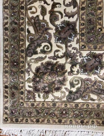 ковер ручной работы Индийский ковер ручной работы из шелка и шерсти Rajkumar (Ражкумар) 4.29x3.06 — фото 3