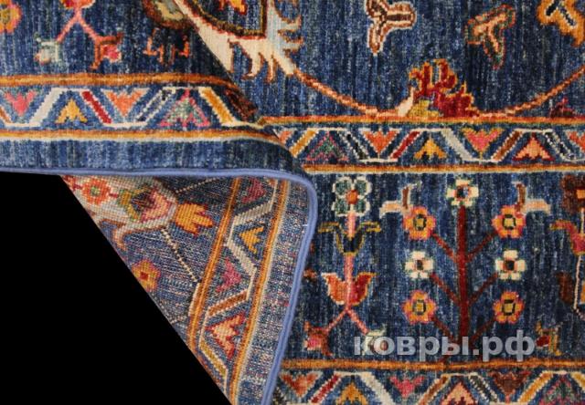 ковер ручной работы Шелковый Афганский ковер ручной работы Waziri (Вазири) 2.5x1.82 — фото 7