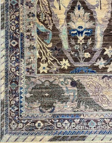 ковер ручной работы Шелковый Афганский ковер ручной работы Bidjar (Биджар) 3.57x2.73 — фото 5