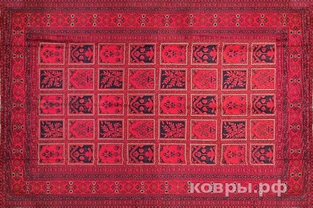 ковер ручной работы Афганский ковер ручной работы Чуби 1.98x3.4м