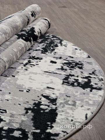 ковер Ковер MERINOS PALERMO F284 DARK GRAY Овал — фото 3