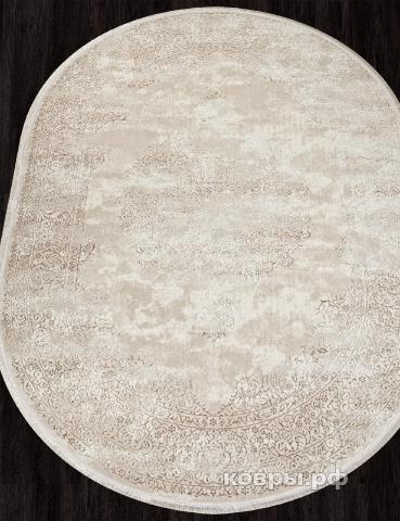 ковер Ковер VALENTIS MIKONOS F569AC CREAM / KAHVE Овал — фото 2