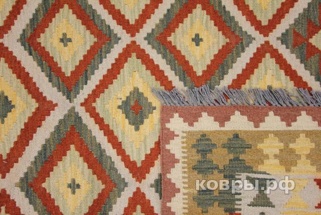 ковер ручной работы Шерстяной Афганский ковер ручной работы Kilim (Килим) 2.61x1.49 — фото 2