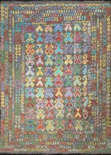 Шерстяной Афганский ковер ручной работы Kilim (Килим)  3.5x2.52 Шерстяной Афганский ковер ручной работы Kilim (Килим)  3.5x2.52