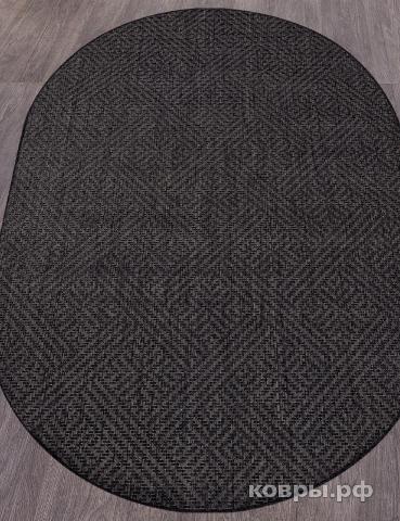 ковер MERINOS VEGAS S115 BLACK Овал — фото 2