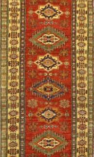 Афганский ковер ручной работы Казах 0.79x2.49м