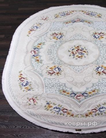 ковер KARMEN HALI TRUVA 08328A BLUE / BLUE Овал