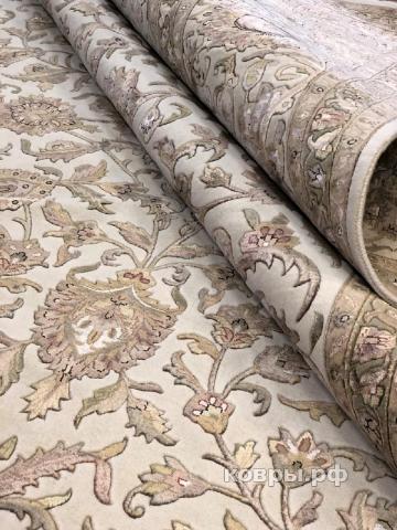 ковер ручной работы Индийский ковер ручной работы из шелка и шерсти Rajkumar (Ражкумар) 4.29x3.06 — фото 4