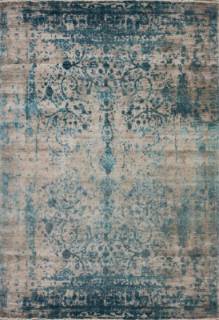 Индийский ковер ручной работы из шелка и шерсти 4.2x3.03