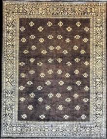 Шелковый Афганский ковер ручной работы Сhoubi Ziegler (Чуби зиглер) 3.5x2.69