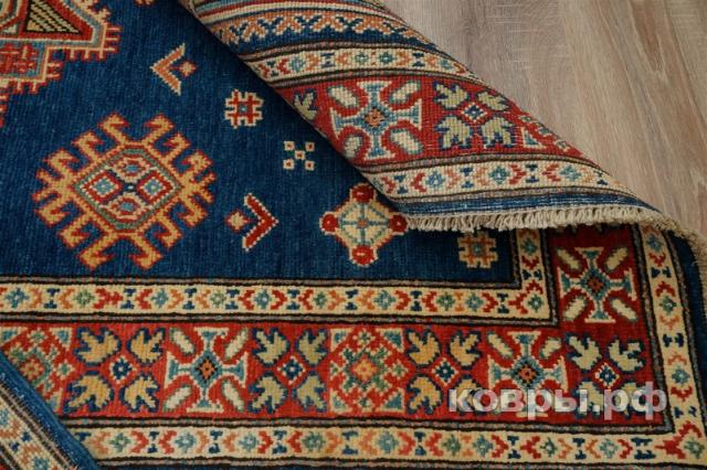 ковер ручной работы Пакистанский ковер ручной работы Казах 1.02x1.48м — фото 8