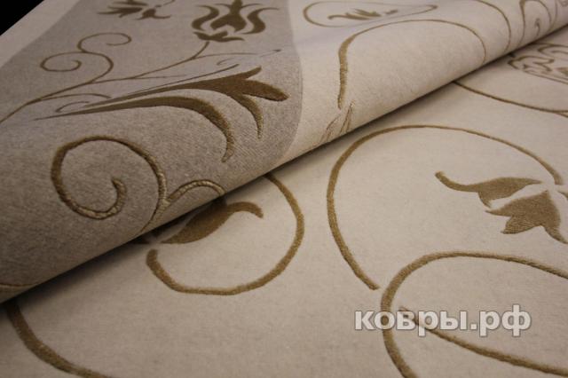 ковер ручной работы Китайский ковер ручной работы из шелка и шерсти 3.66x2.74 — фото 4