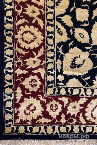 ковер ручной работы Индийский ковер ручной работы из шелка и шерсти Rajkumar (Ражкумар) 4x2 — фото 2