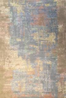 Индийский ковер ручной работы из шелка и шерсти 3.7x5.45