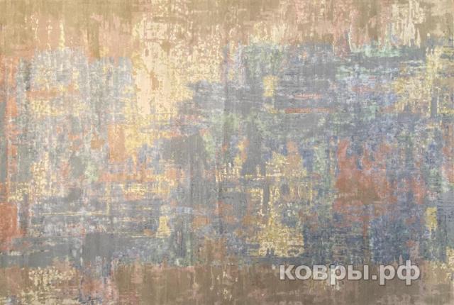 ковер ручной работы Индийский ковер ручной работы из шелка и шерсти 3.7x5.45