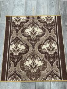 Коврик № 863,коричневый,размер 0,9 на 1 метр