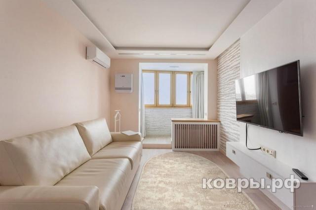 ковер Ковер VALENTIS MIKONOS F569AC CREAM / KAHVE Овал — фото 3