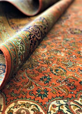 ковер ручной работы Шелковый Индийский ковер ручной работы Kashmir (Кашмир) 2.78x1.8 — фото 4