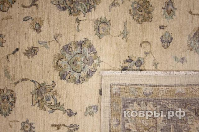 ковер ручной работы Шелковый Афганский ковер ручной работы Сhoubi (Чуби зиглер)2.86x2.05 — фото 4