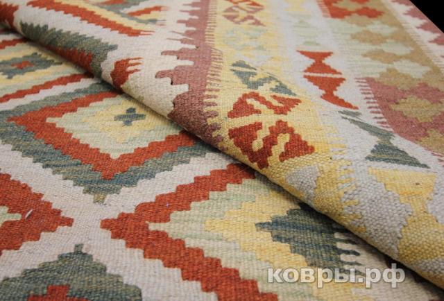 ковер ручной работы Шерстяной Афганский ковер ручной работы Kilim (Килим) 2.61x1.49 — фото 3