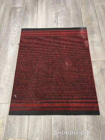 Халява Коврик№1537,красный,прорезиненный,размер 0,8 на 1 метр