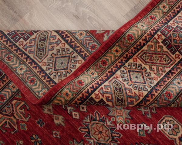 ковер ручной работы Пакистанский ковер ручной работы Казах 1.86x2.74 — фото 8