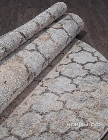 ковер DURKAR TOKIO 20574A CREAM / L.BEIGE Овал — фото 3