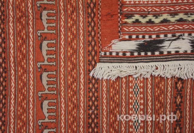 ковер ручной работы Шерстяной Иранский ковер ручной работы Kilim (Килим) 2.4x1.67 — фото 3
