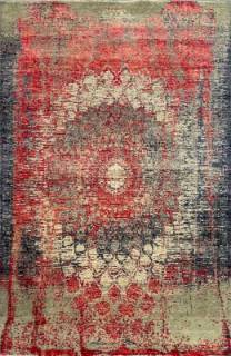 Индийский ковер ручной работы из шелка и шерсти 2.39x1.58