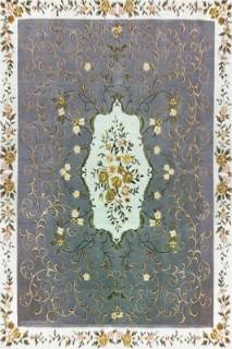 Дизайнерский ковер ручной работы из шерсти дикого яка 019 2.44x3.05