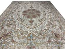 Шелковый Китайский ковер ручной работы 4.3x3.06